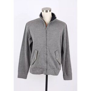 NEW Ralph Lauren Purple Label Thick Cardigan Zip Up Sweater SZ XL Gray $2,495